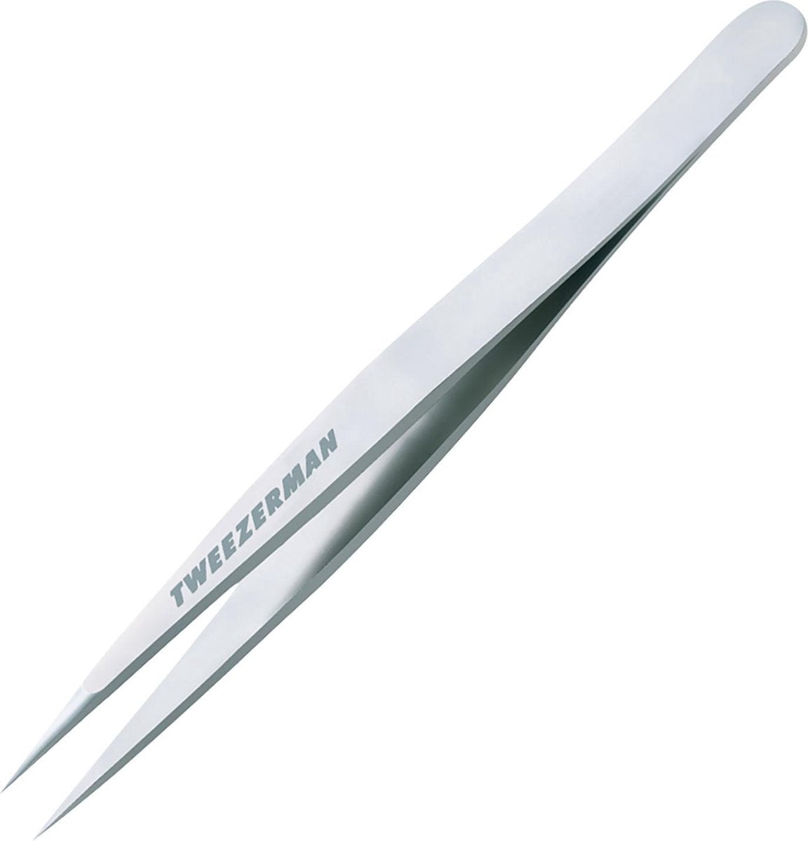 Tweezerman - Punt Tweezer - Classic Stainless Steel - Slant Point Tweezer