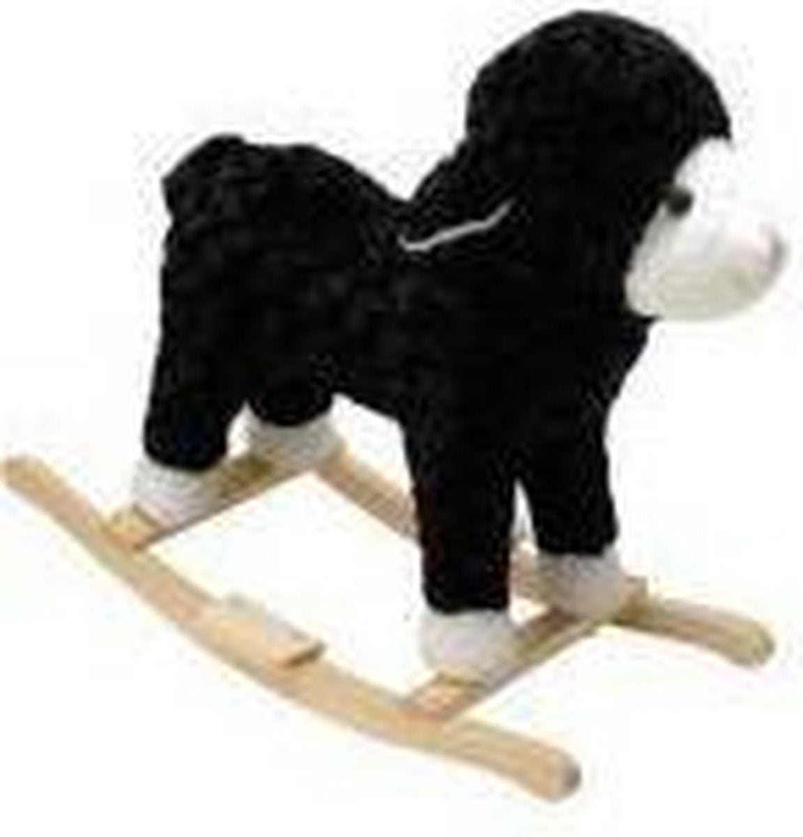 Rocking sheep black with sound