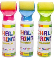 3 stuks Stoepkrijt verf Roller 15 Cm Groen Roze Blauw - Krijt Roller - Stoepkrijt
