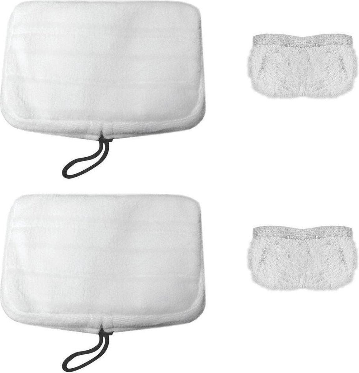 VAPORETTO PAEU0307 Lot de 2 serpillieres + 2 bonnettes
