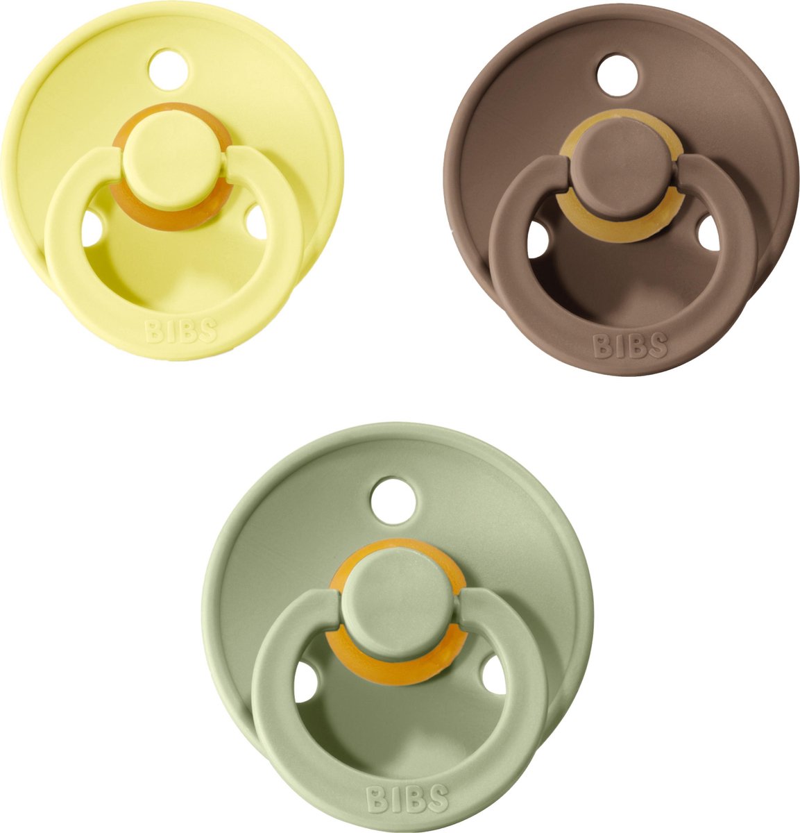 Bibs fopspeen 6 18 maanden set 3 stuks (Sunshine