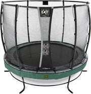 Trampoline EXIT Elegant Premium - ø305cm met Deluxe veiligheidsnet - groen