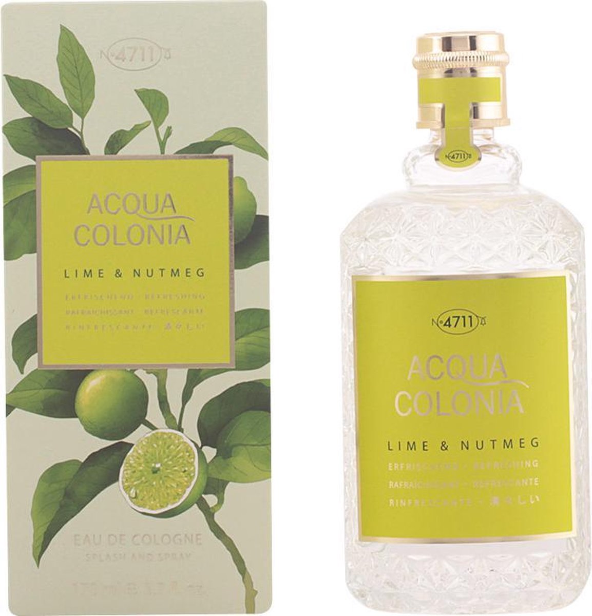 ACQUA COLONIA LIME & NUTMEG edc splash & spray 170 ml | parfum voor dames aanbieding | parfum femme | geurtjes vrouwen | geur | parfum voor heren | parfum heren | parfum mannen