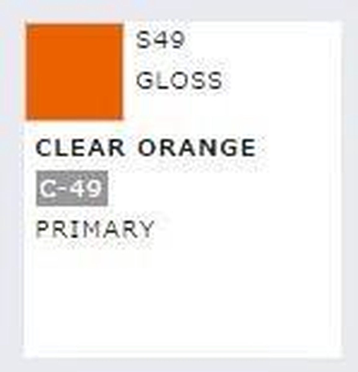 Mrhobby - Mr. Color Spray 100 Ml Clear Orange (Mrh-s-049)