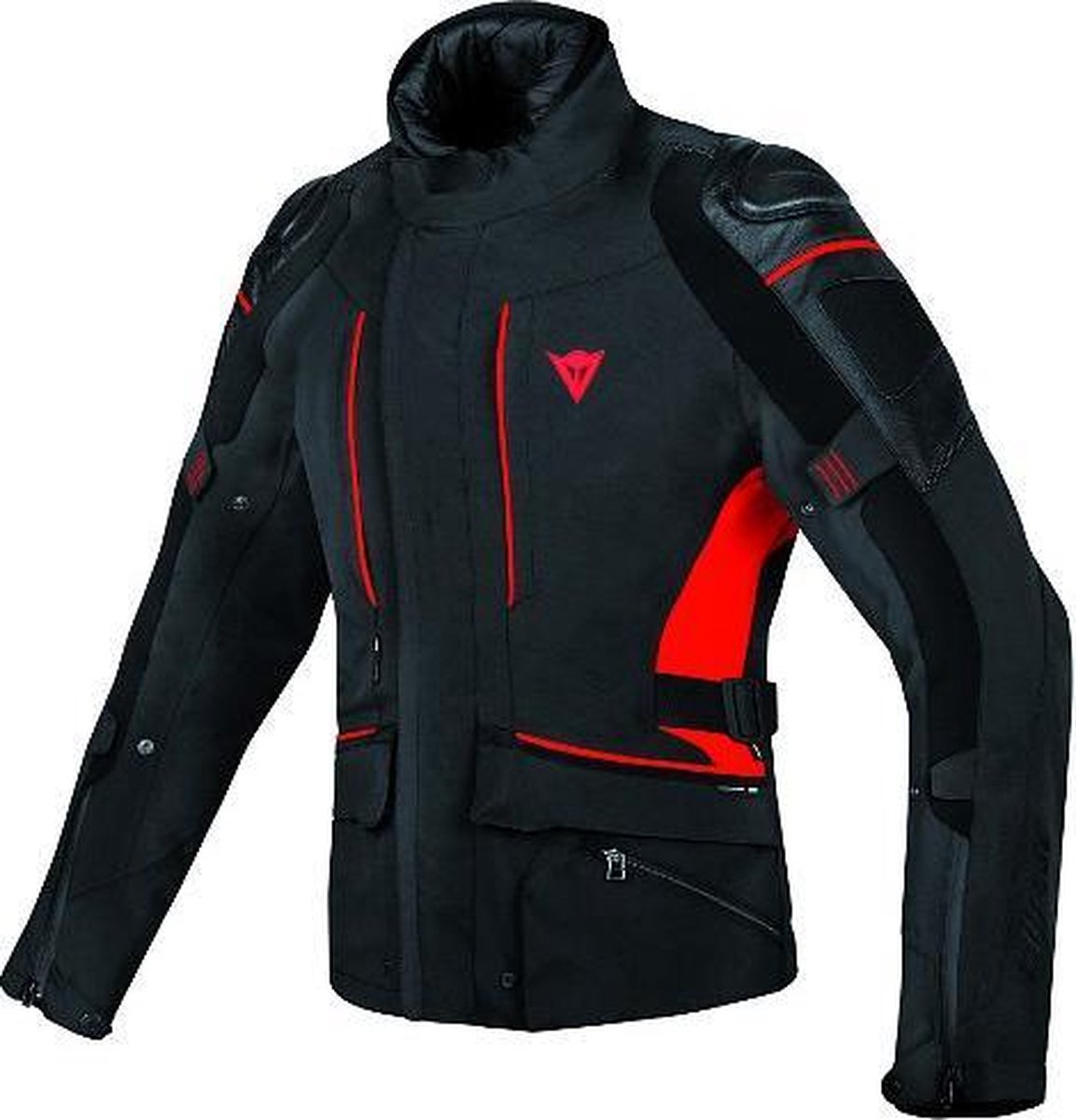 Dainese D-Cyclone Gore-Tex Black Black Red Textile Motorcycle Jacket 48