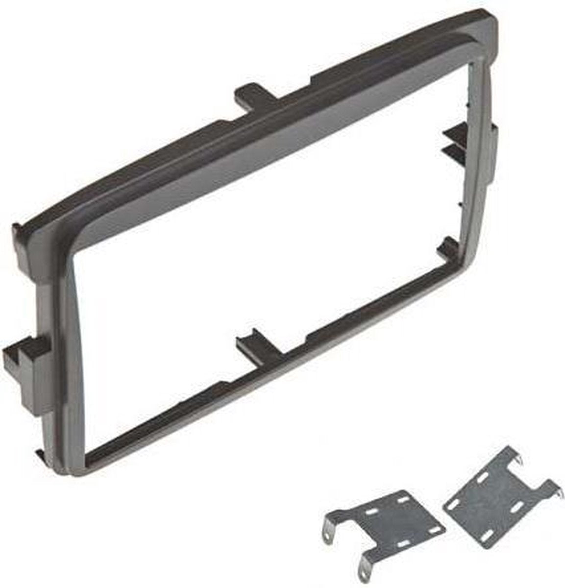 2-DIN frame ECO Dacia Duster/Logan/Sandero 2011 -> Grijs