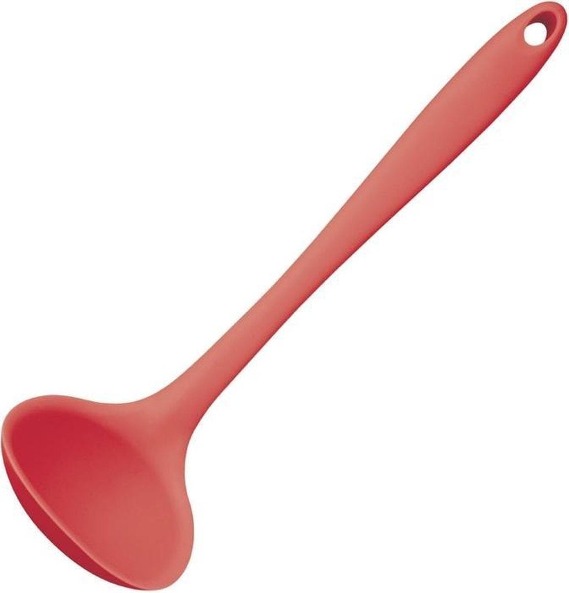 Kitchen Craft siliconen opscheplepel | rood | 28cm