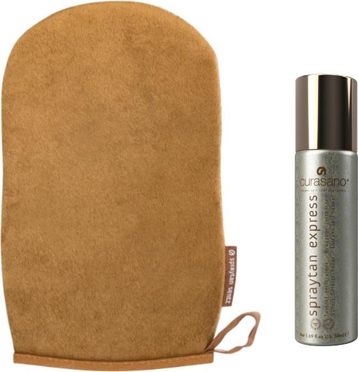 Curasano Spraytan Express Zelfbruiner Tanning 50 ml + Handschoen