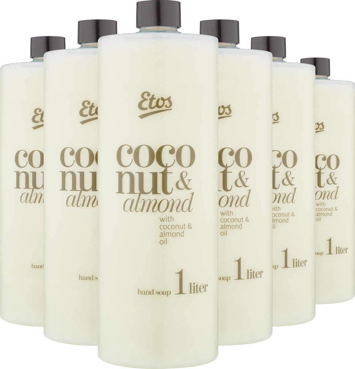 Etos Kokos & Almond Handzeep Navulling -6x 1000ml