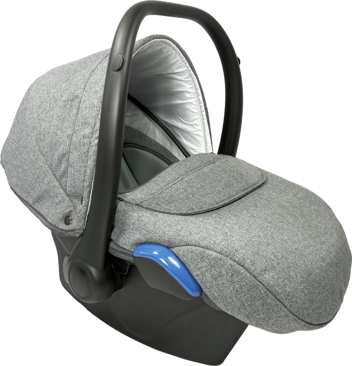 P'tit Chou Trento Autostoel - Eco leder - Grijs/grijs - Gratis accessoires