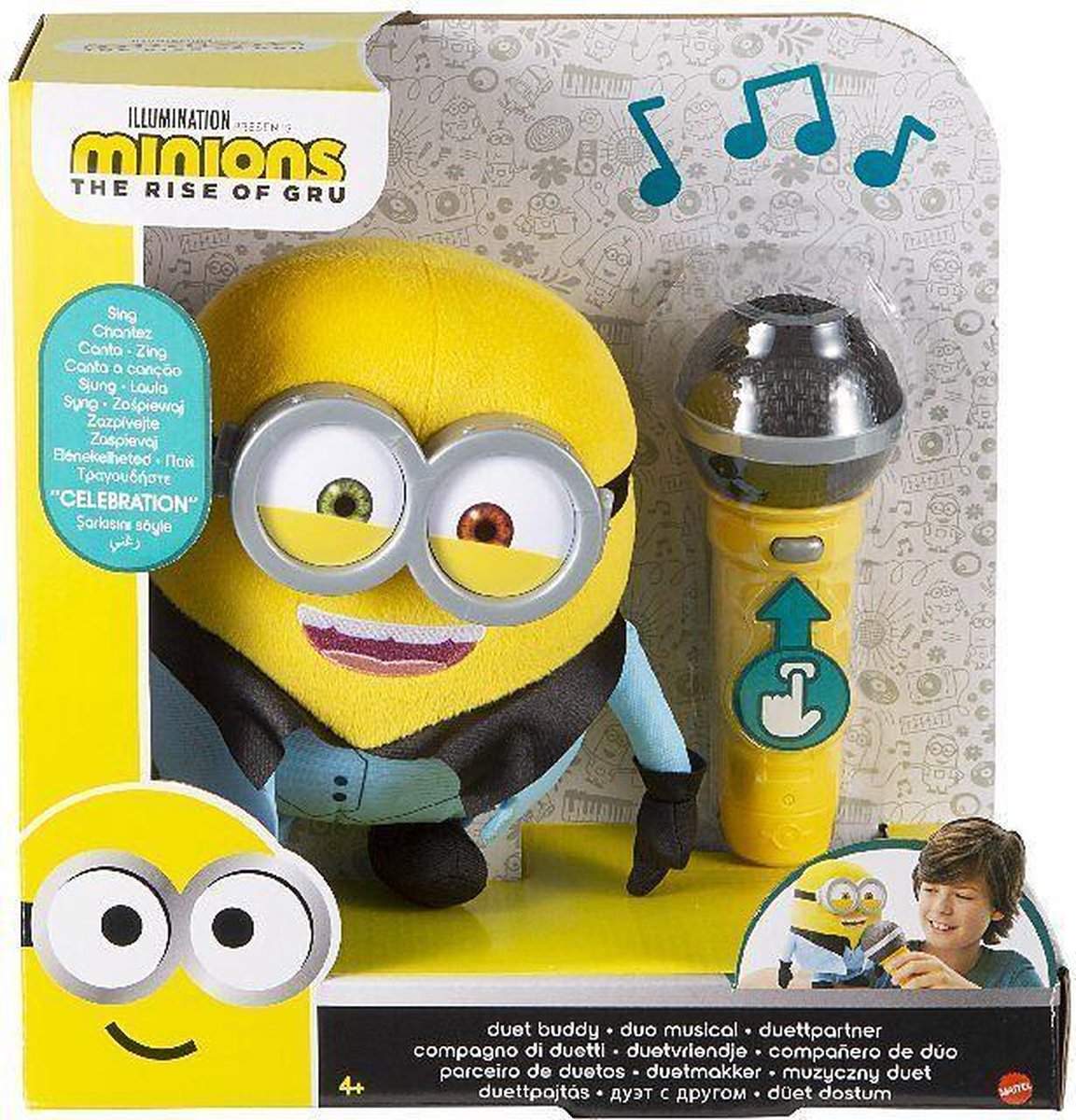 Minions 2 The Rise of Gru - Karaoke Duet Buddy - Zingende Bob - 30 cm