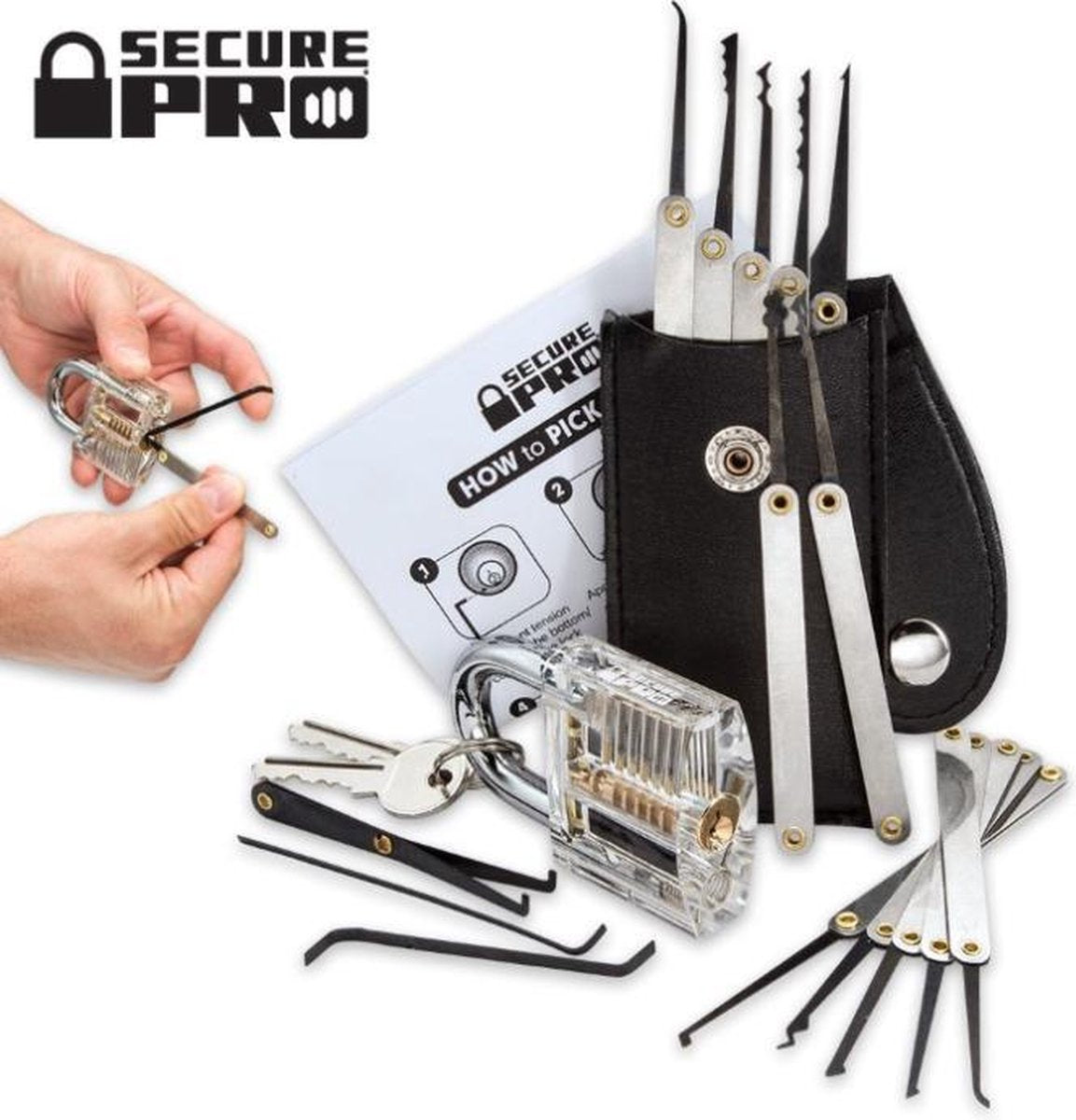 Lockpick set Pro Practice met oefenslot