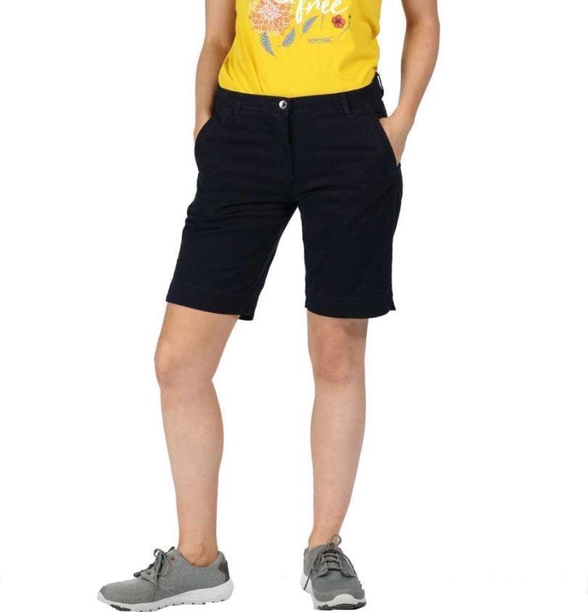 Regatta - Women's Solita II Chino Shorts - Outdoorbroek - Vrouwen - Maat 34 - Blauw