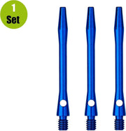 Aluminium Dart Shafts - Blauw - Medium - (1 Set)