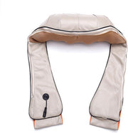 Shiatsu Elektrisch Nekmassage Apparaat - Massagekussen - Inclusief adapter voor thuis en in de auto - Ook geschikt voor Rug Schouders Buik Voeten. Met Warmtefunctie