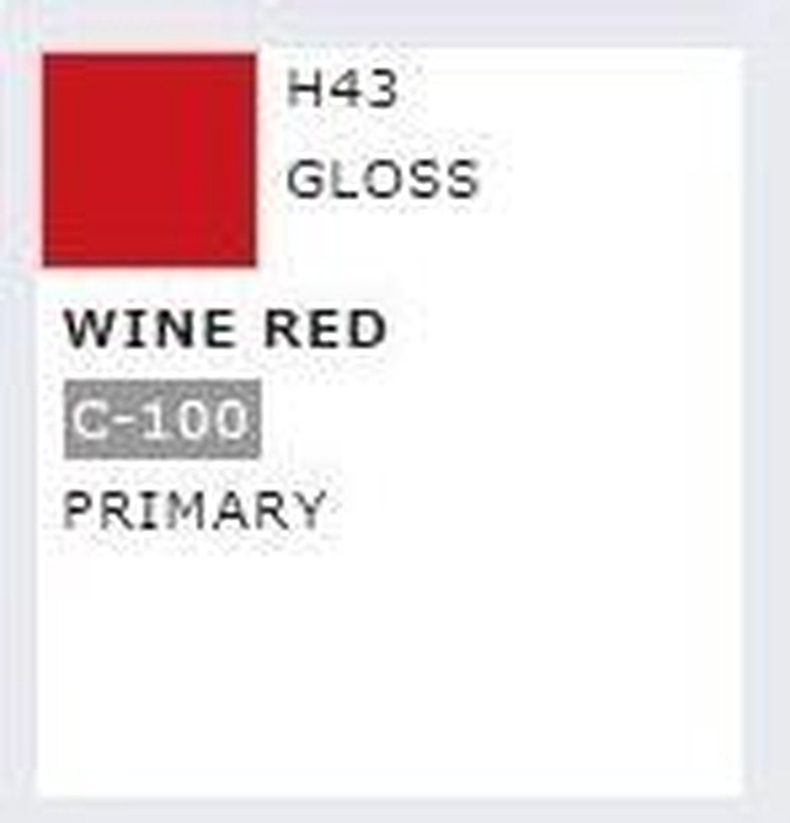 Mrhobby - Aqueous Hob. Col. 10 Ml Wine Red (Mrh-h-043)