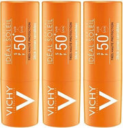 Vichy Idéal Soleil Stick Gevoelige Zones Zonnebrand SPF50+ - 2x9ml - Hoge Bescherming