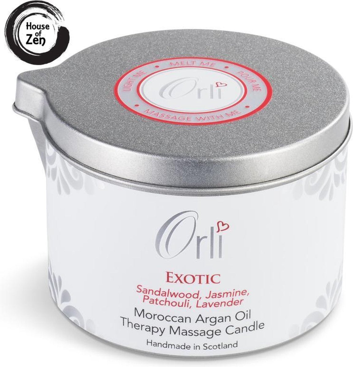 GROOT Vegan Massageolie massagekaars Aromatherapie Exotic - 100% biologisch en dierproefvrij