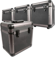 Platenkoffer - Set van 4 Power Dynamics RC80 platenkoffers voor 240 platen (12) - Titanium
