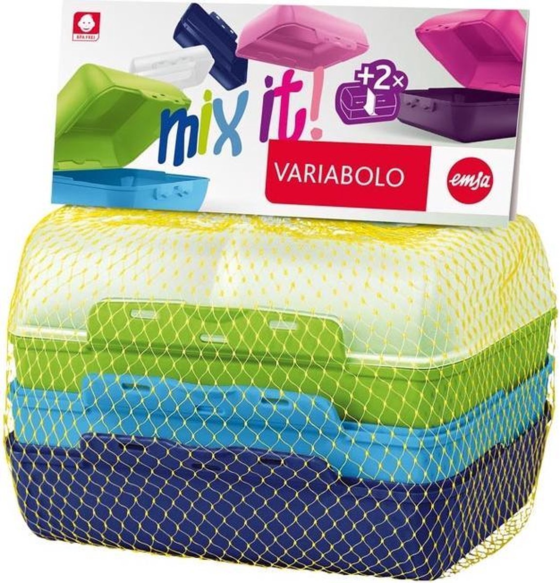 Emsa Variabolo 4-pieces Boys-Set blue/green 517053