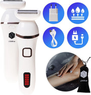 LifeWise Ladyshave - 3-in-1 Ladyshave - Draadloos - Nat en Droog Scheren - Reisetui - USB + Stopcontact Oplaadbaar