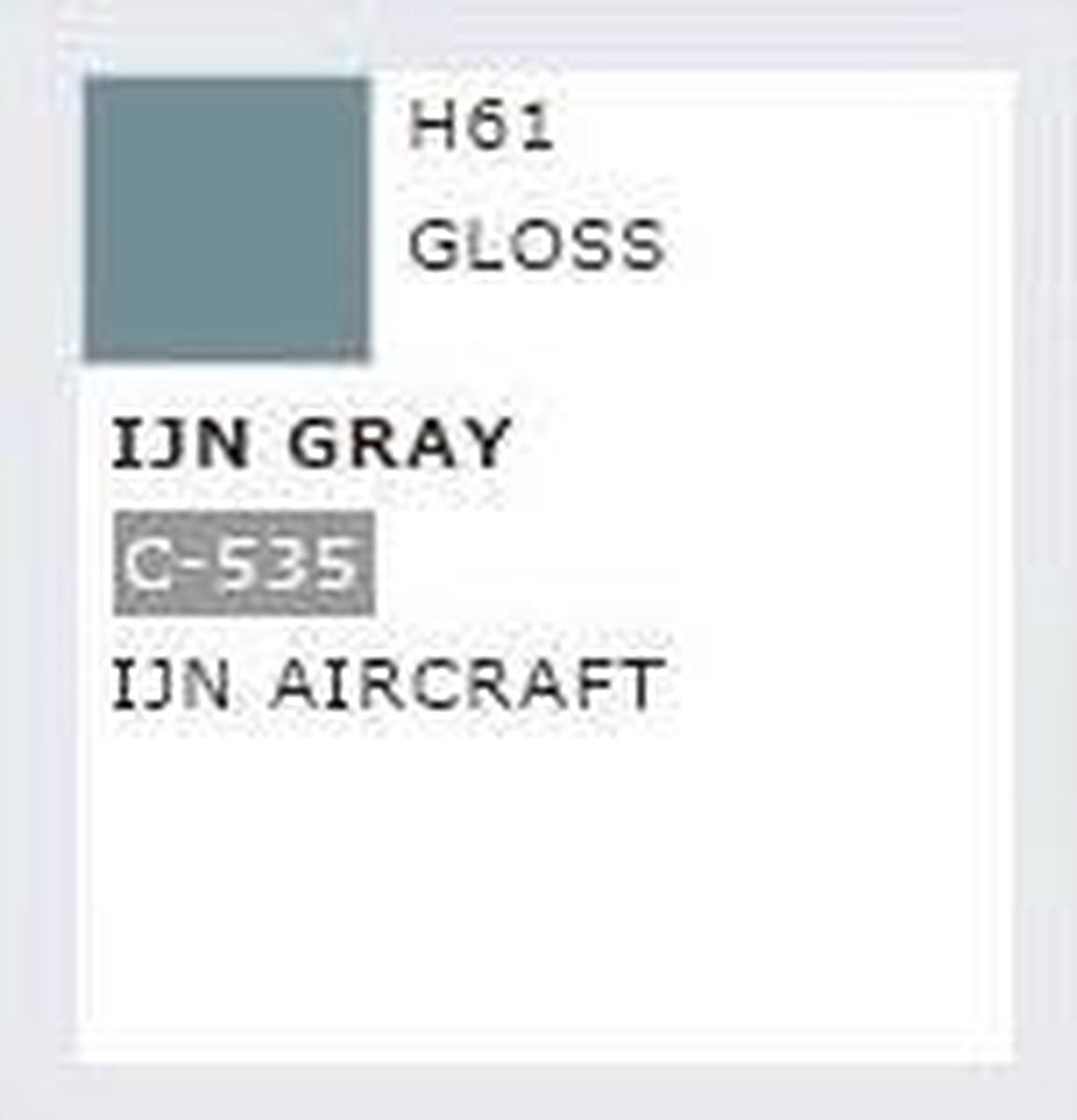 Mrhobby - Aqueous Hob. Col. 10 Ml Ijn Gray (Mrh-h-061)