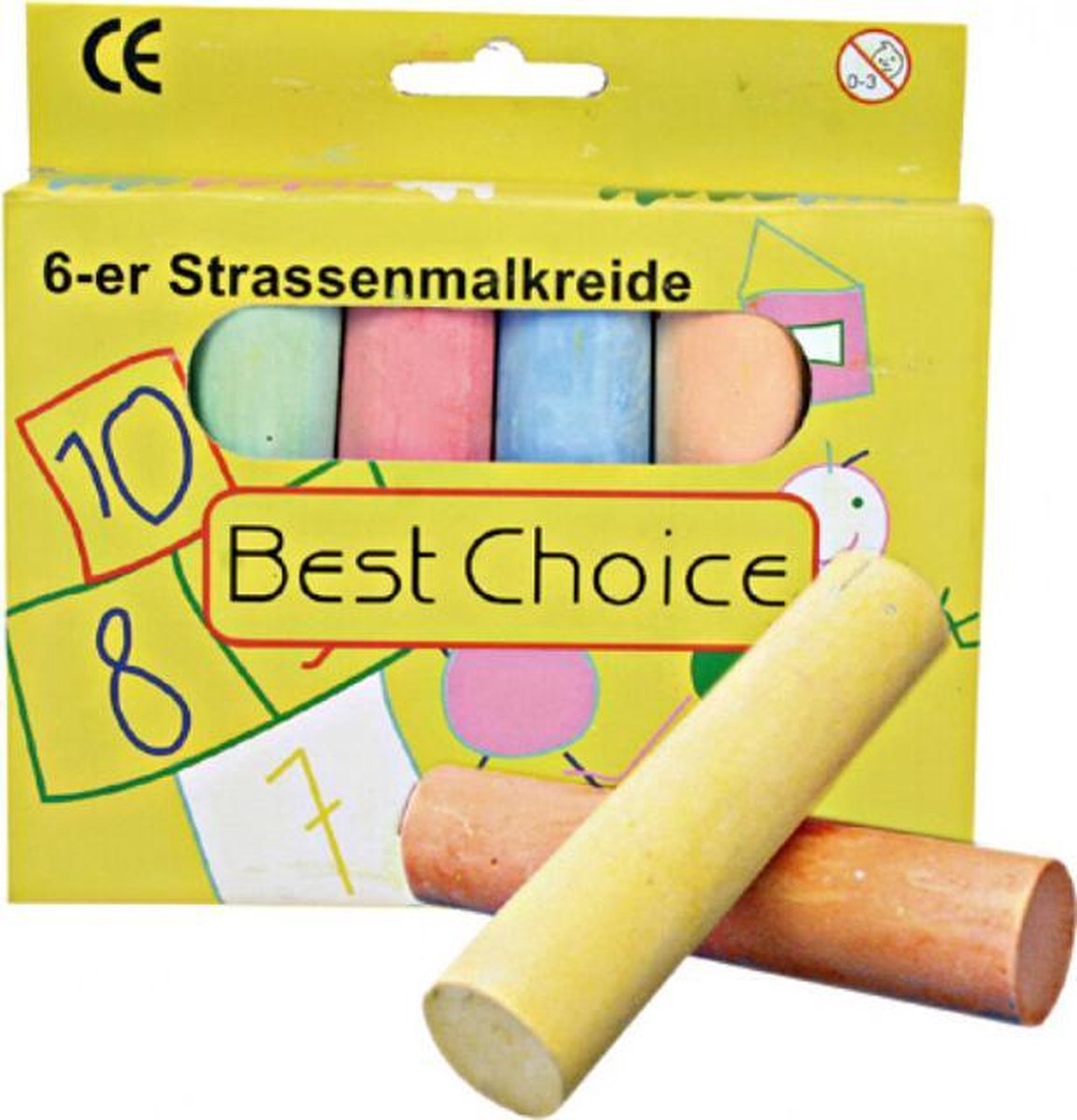 Stoepkrijt - 24 stuks - Multicolor