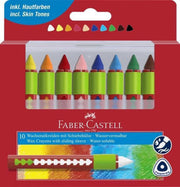 aquarel krijt Faber-Castell wateroplosbaar 10stuks FC-120014