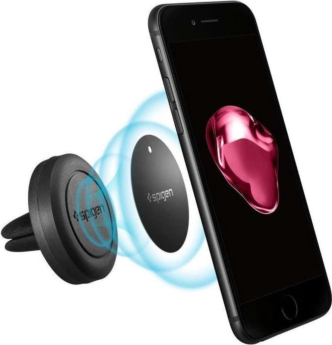 Spigen Magnetic Air Vent Mount - Zwart
