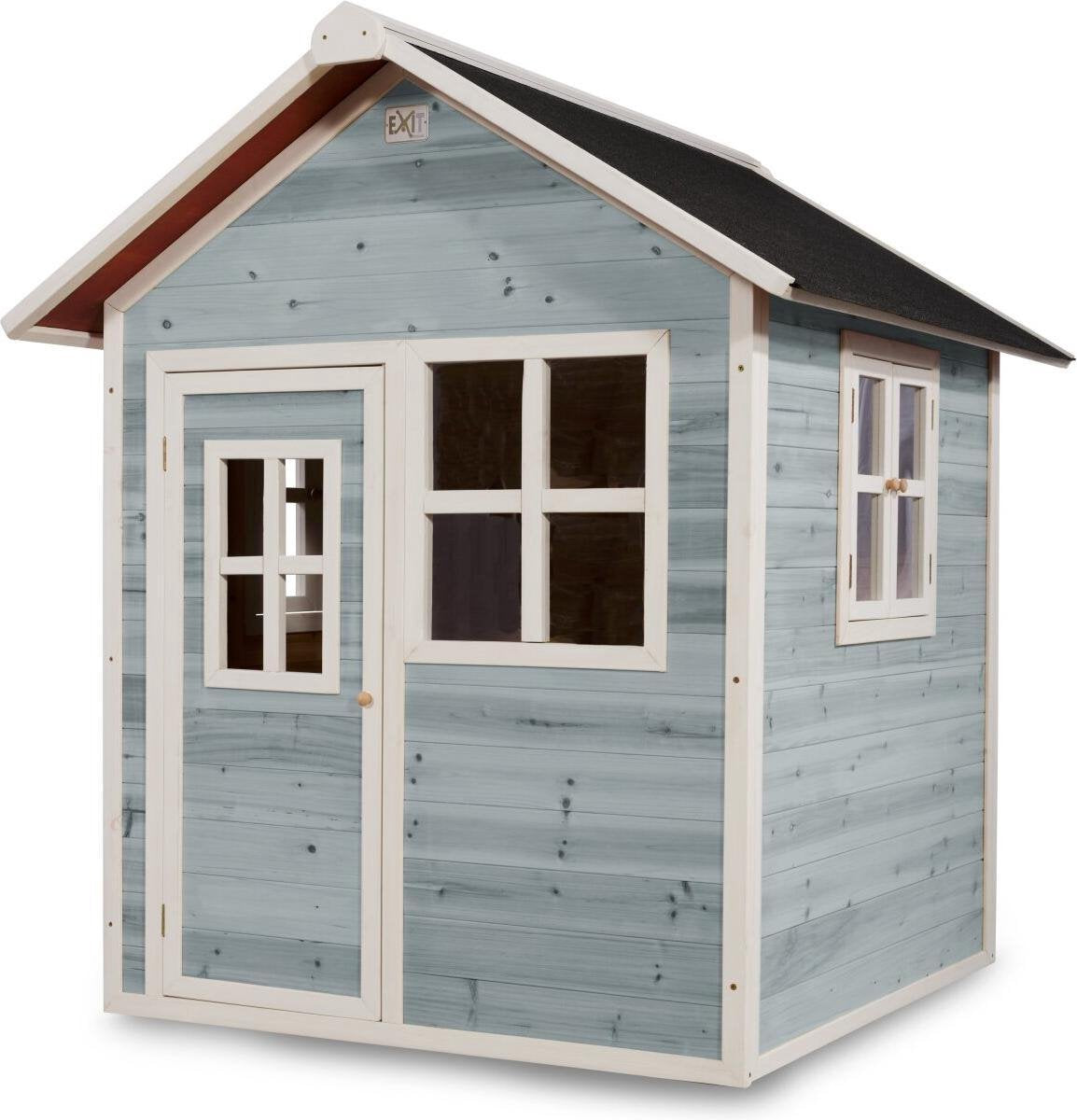 EXIT Loft 100 houten speelhuis - blauw