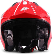 SOXON SR-401 Mono Rood - jethelm