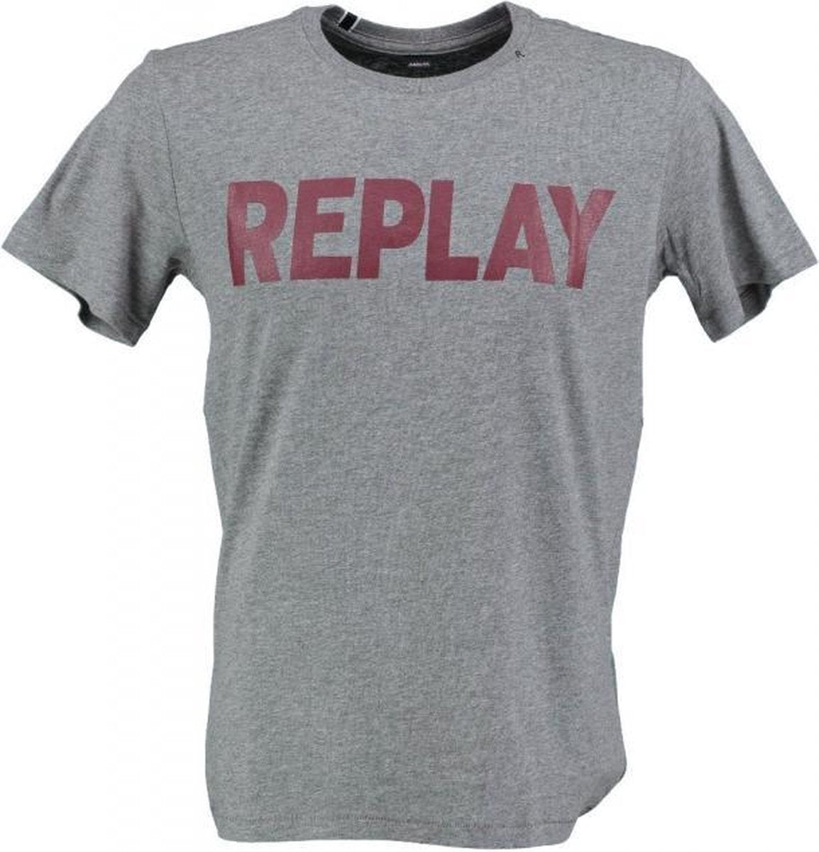 Replay zacht grijs t-shirt - Maat  S