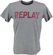 Replay zacht grijs t-shirt - Maat  S