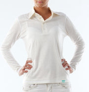 Pyama Poloshirt  eczeem man Kleur: Creme | Maat: M | Zeer lange levensduur