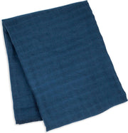 Lulujo Bamboe Swaddle Inbakerdoek - 120x120 - Navy