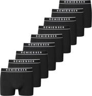 Schiesser 9-pack boxershorts - zwart