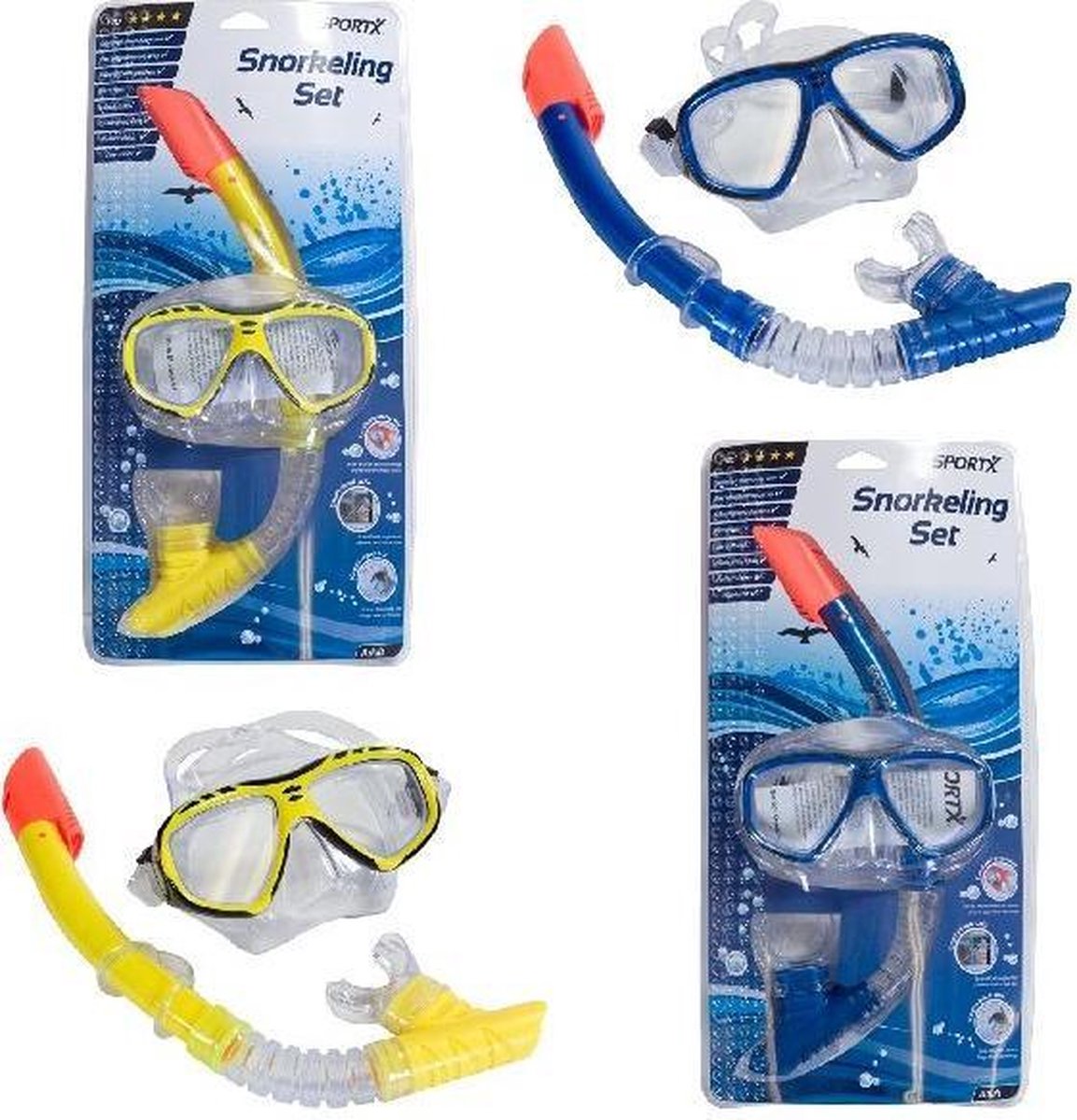 SportX Adult Snorkelset Pro