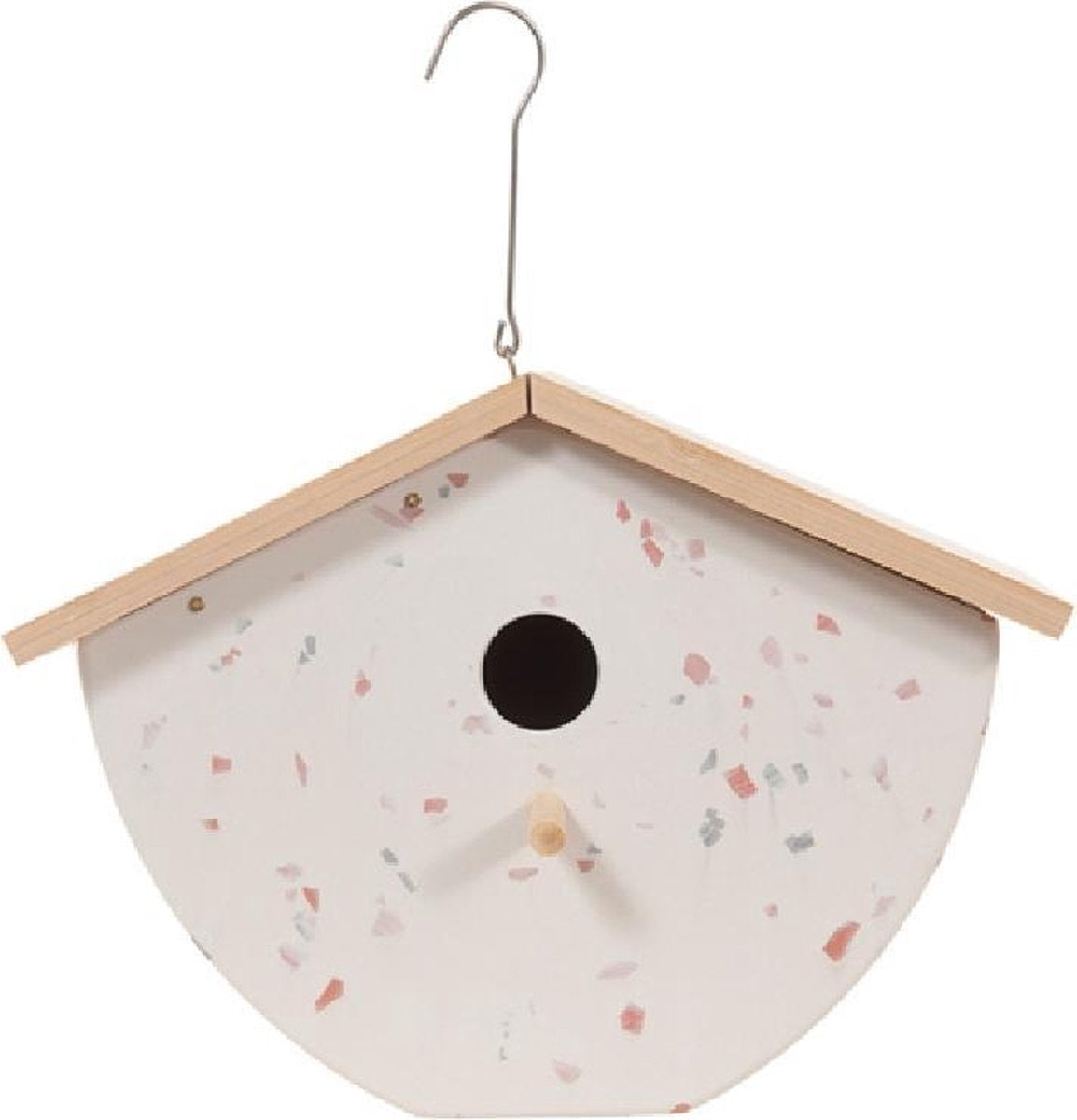 Vogelhuisje | design eco bamboe | box | wit | 25 x 16 x 19 cm