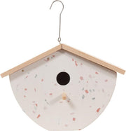 Vogelhuisje | design eco bamboe | box | wit | 25 x 16 x 19 cm