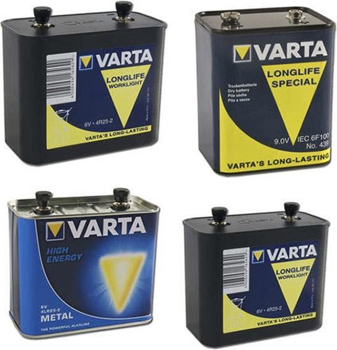 Varta Professional Latern 4LR25-2 Speciale batterij 4LR25-2 Schroefcontact Alkaline 6 V 33000 mAh 1 stuk(s)