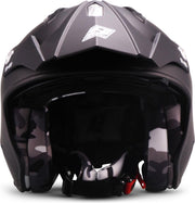 SOXON SR-401 Mono BLACK - Zwarte jethelm