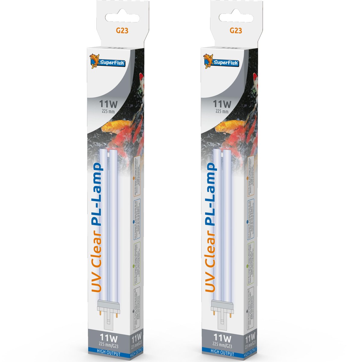 Superfish UV PL 11 Watt vervangingslamp 2 stuks