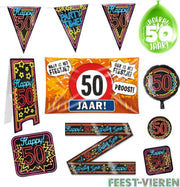 50 jaar verjaardag versiering pakket XL