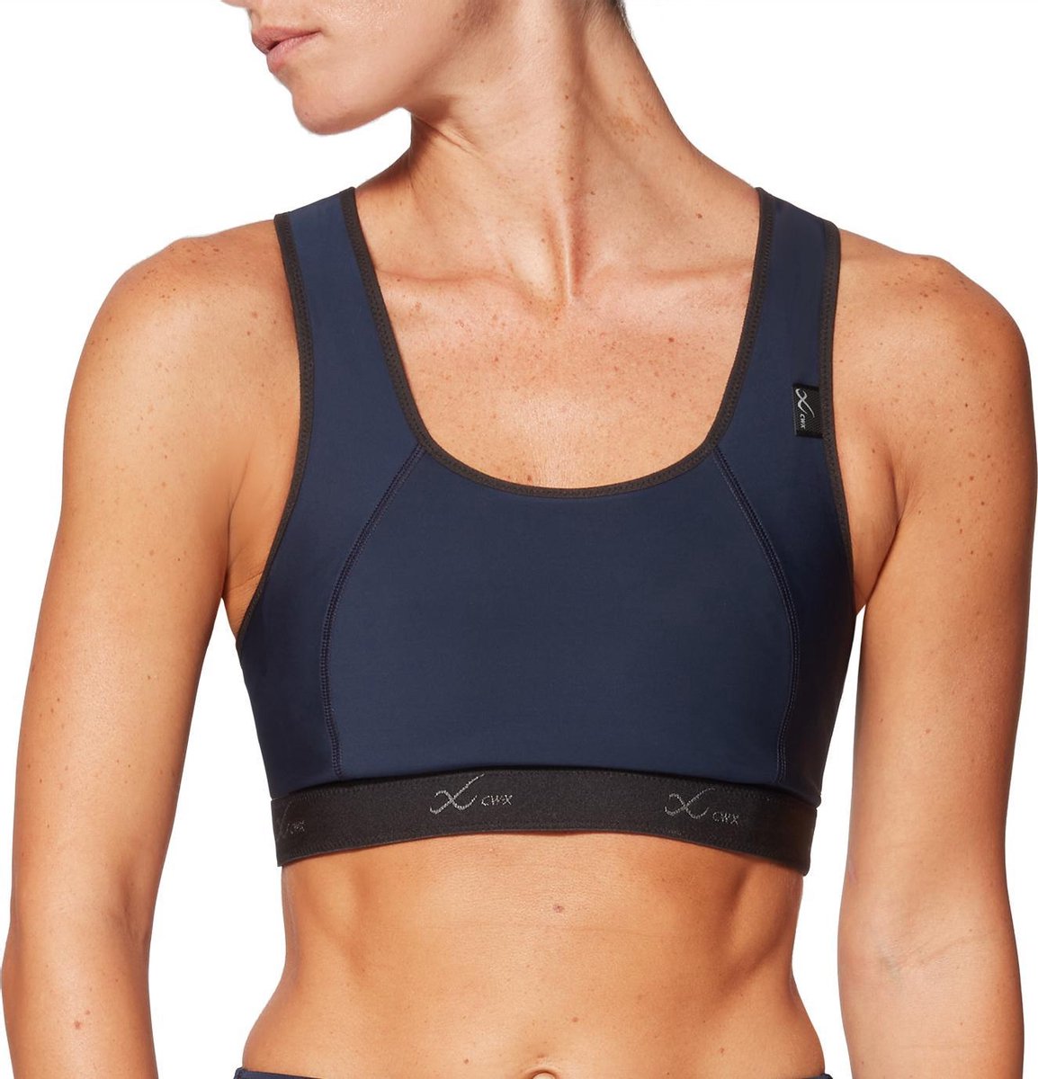 CW-X XTRA Support sportbeha donker blauw voor hardlopen en fitness maat 75E