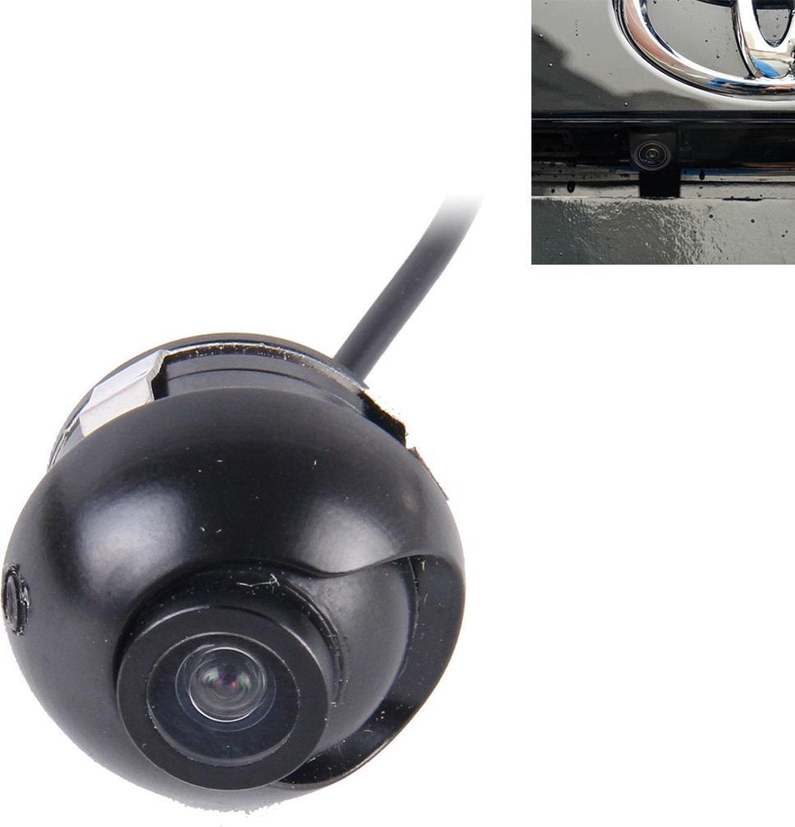 720 × 540 effectieve pixel PAL 50HZ / NTSC 60HZ CMOS II universele waterdichte auto achteruitrijcamera achteruitrijcamera aluminium deksel