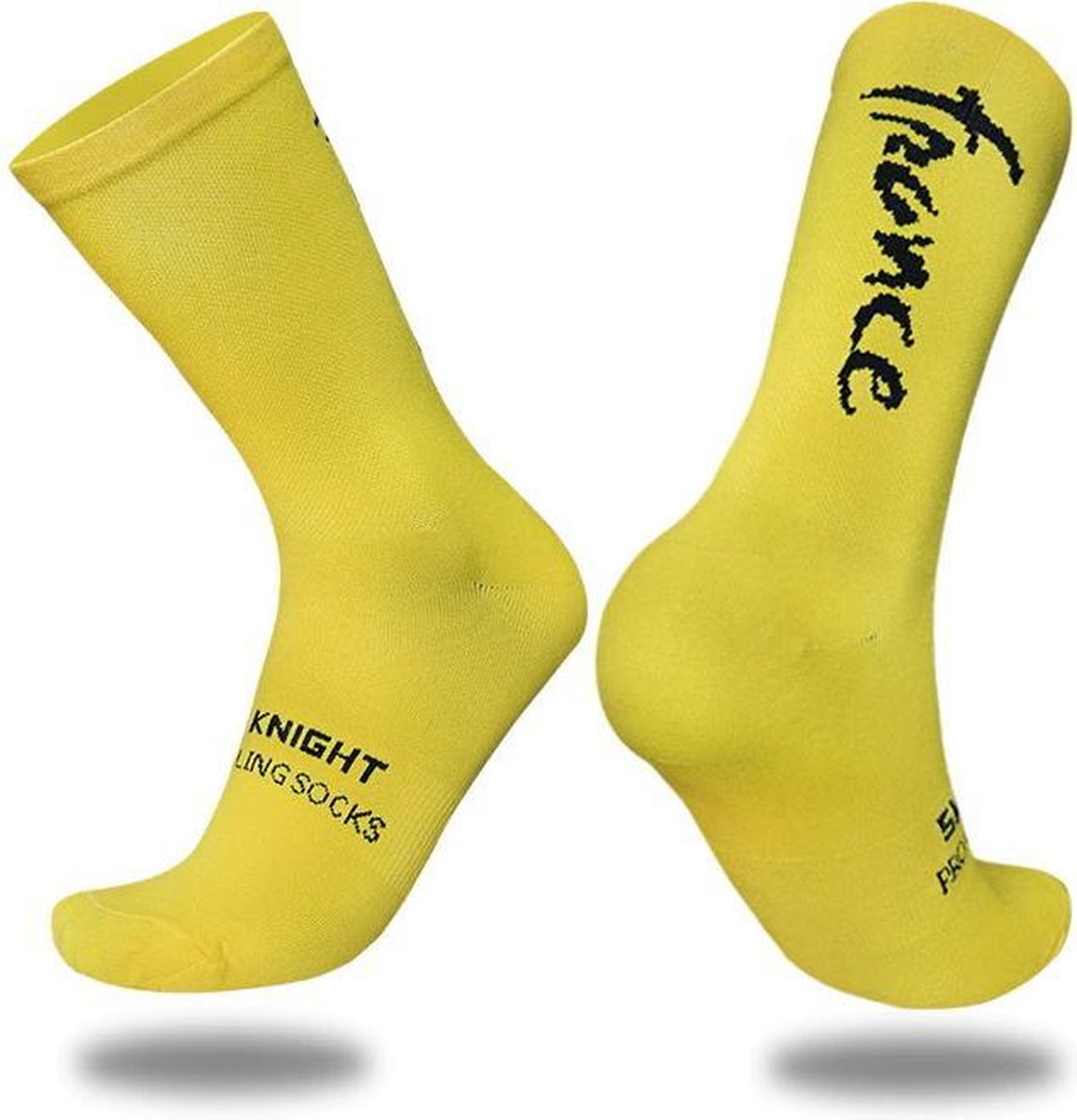 Tour de France fietssokken - gele trui motief Tour de France maat 39-45