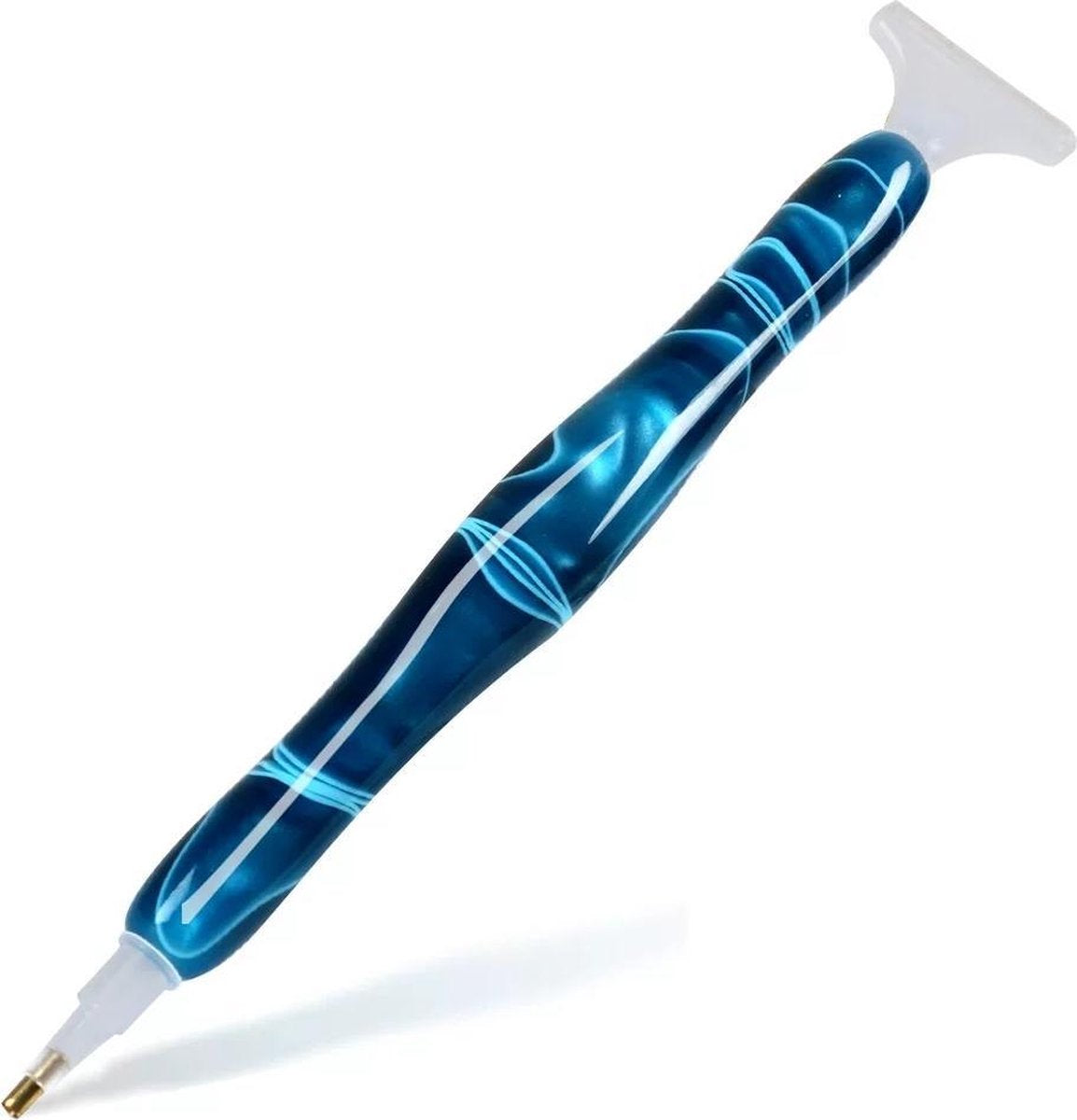 Ergonomische diamond painting pen "Multiplaza" blauw