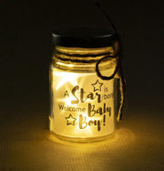 Babycadeau - Kraamcadeau - Geboortecadeau - Jongen - Starlight (klein model) - A star is born! Welcome Baby Boy! - In cadeauverpakking