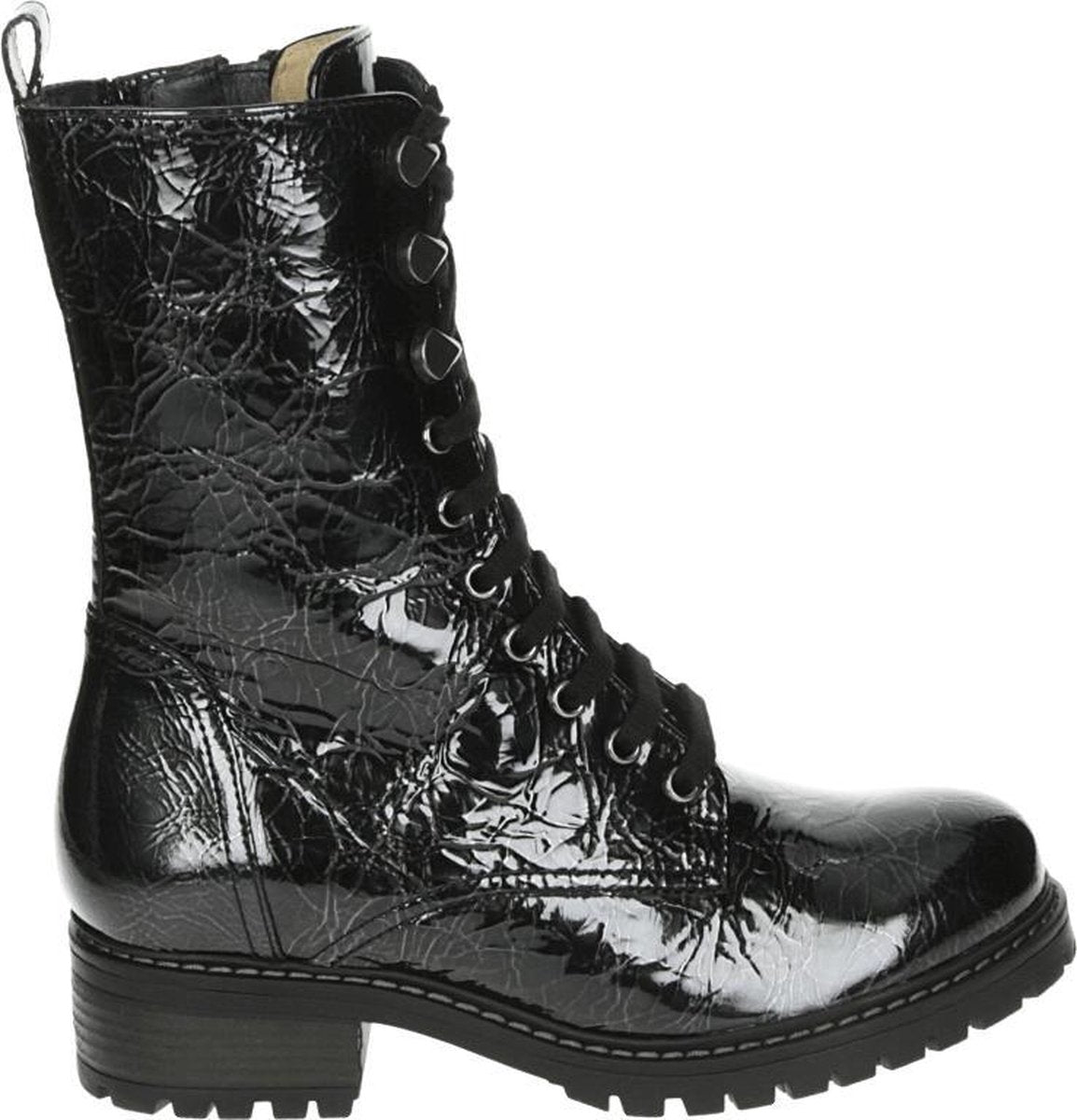 Verhulst 9432 - Volwassenen VeterlaarzenHalf-hoge schoenen - Kleur: Zwart - Maat: 38