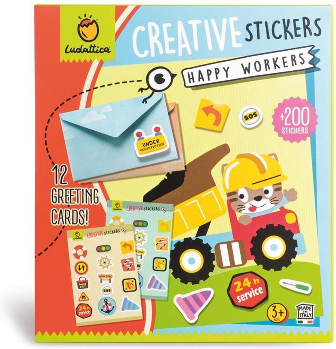 Ludattica Crea: HAPPY WORKERS - Creative Stickers 25x22x0